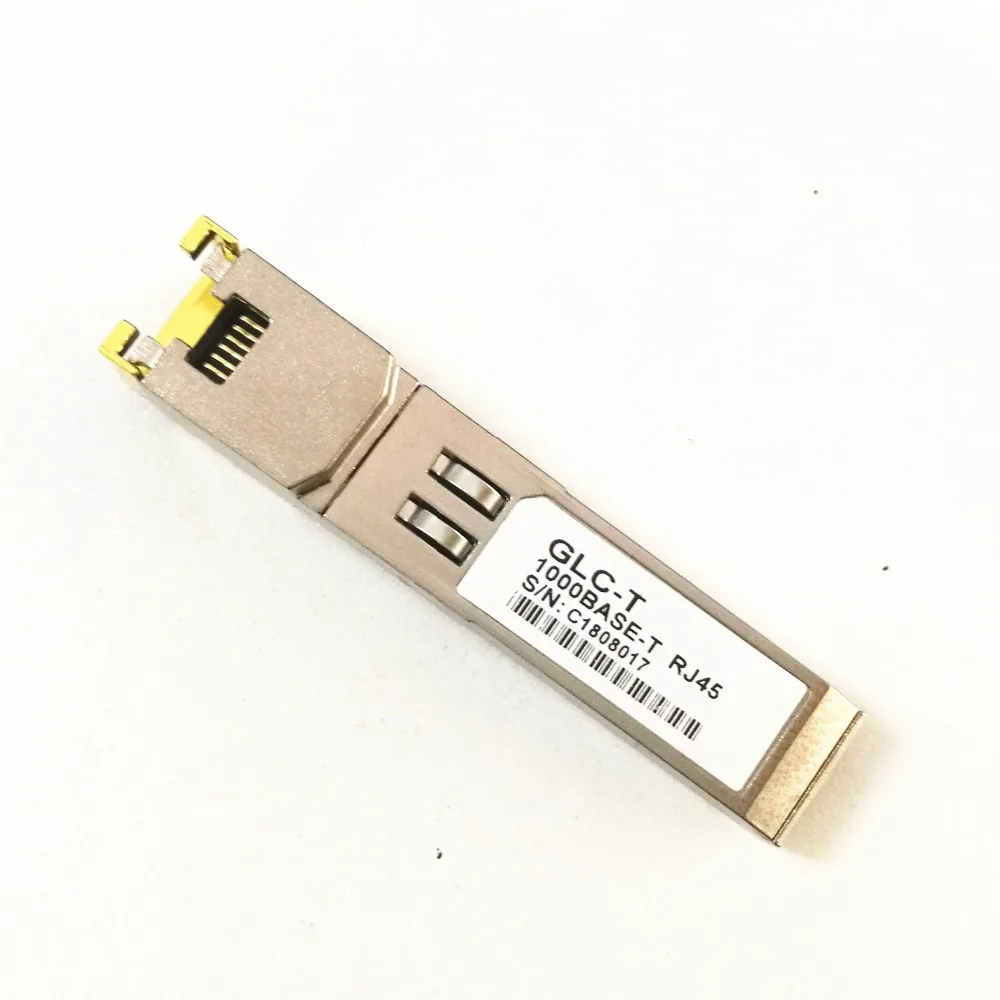 Совместимый с Cisco совместимый GLC-T/SFP-GE-T, Gigabit RJ45 медный SFP, 1000Base-T модуль приемопередатчика