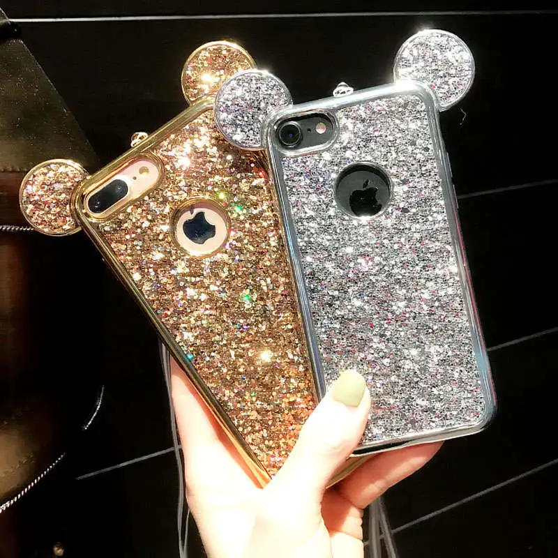 Роскошный Блестящий 3D чехол для телефона iPhone 6 6S 7 8 Plus XS Max XR X 5 | Мобильные телефоны
