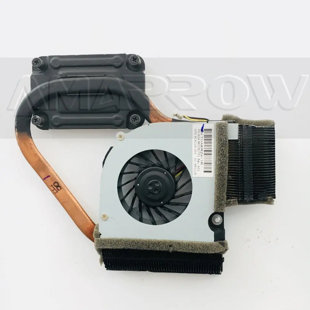 Оригинальные бесплатная доставка для HP CQ32 G32 DM4 1000 DV3 4000 охлаждения радиатора с