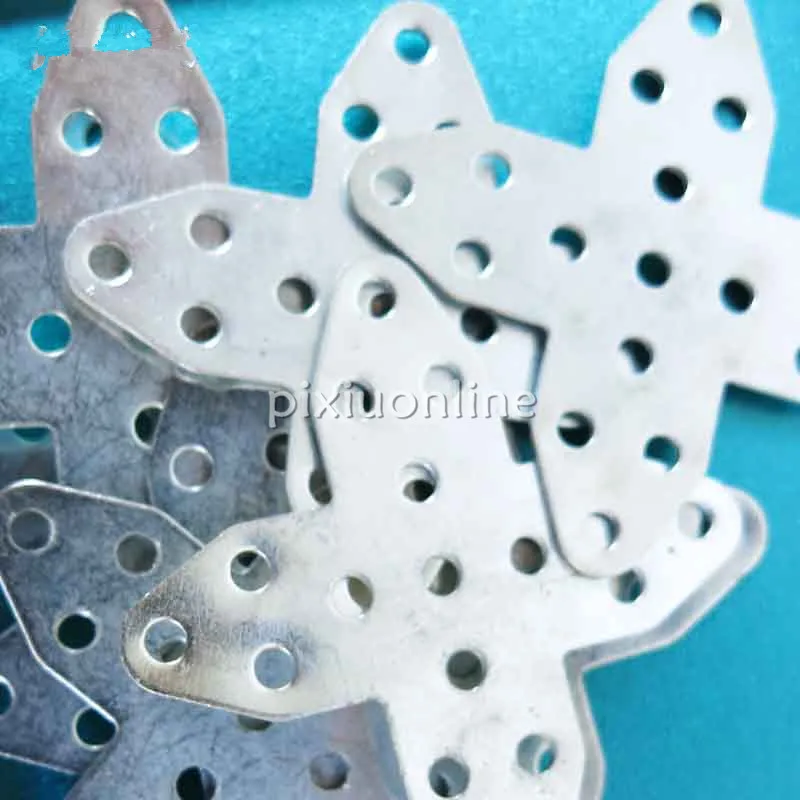 

10pcs/pack J119b Cross shaped Iron Sheet with Multi Holes 2.05mm Diameter DIY Parts Free Shipping Russia Sell at a Loss