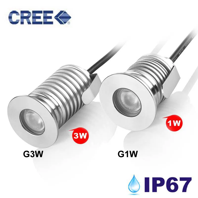 Светодиодные напольные лампы CREE водонепроницаемые для напольного настила