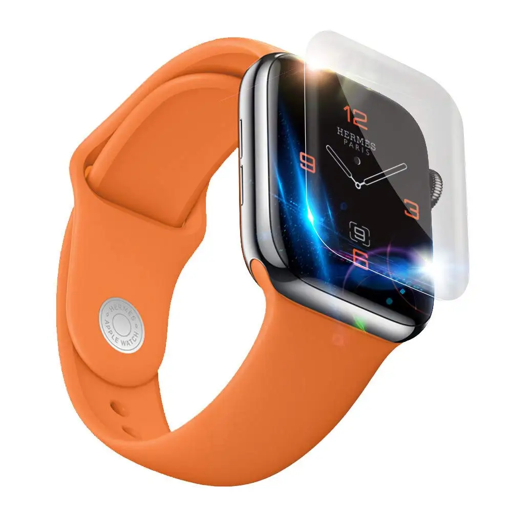 Полный охват Экран Защитная пленка для Apple Watch версии watch Series 4 40/44 мм Защитное
