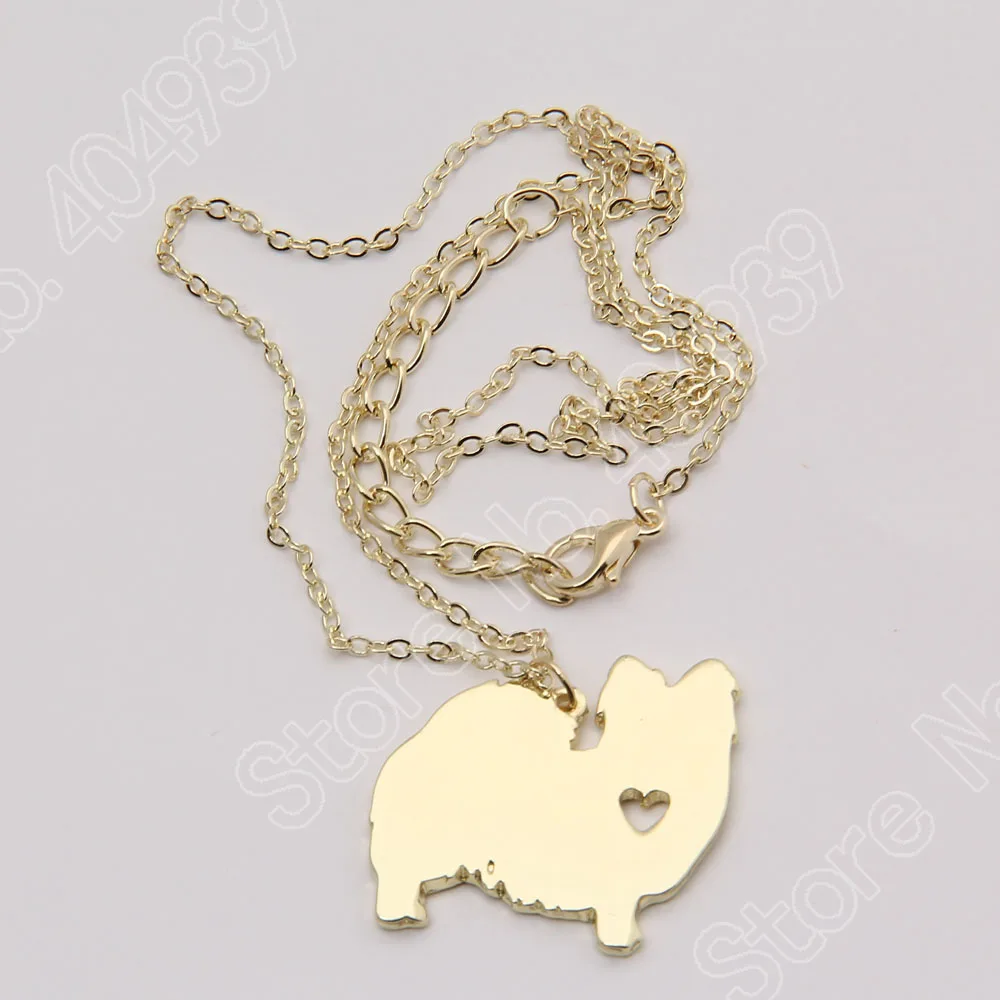 Женское Ожерелье бабочка с подвеской в виде щенка сердца собаки|necklaces & pendants|dog