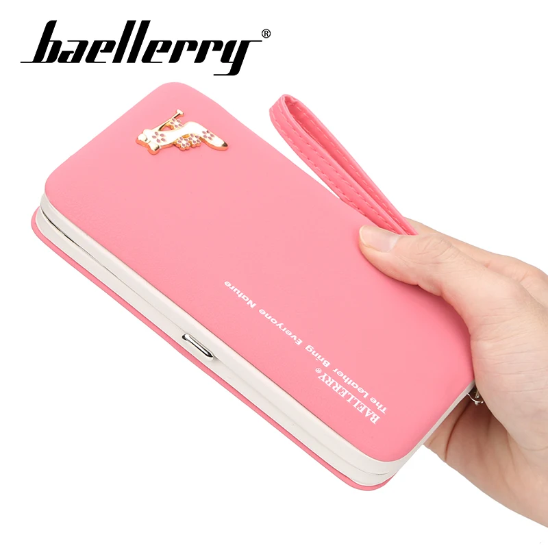 Женский Длинный кошелек Baellery длинный клатч из искусственной кожи 8 цветов