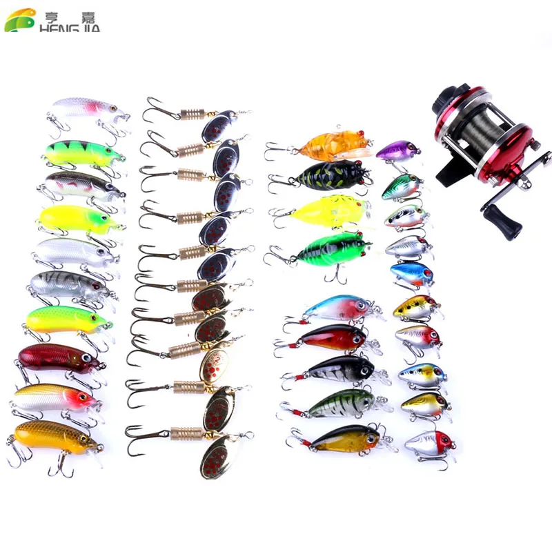 40 шт. crankbait Цикада Троллинг счетчик приманки бас воблер капель вращения подледной