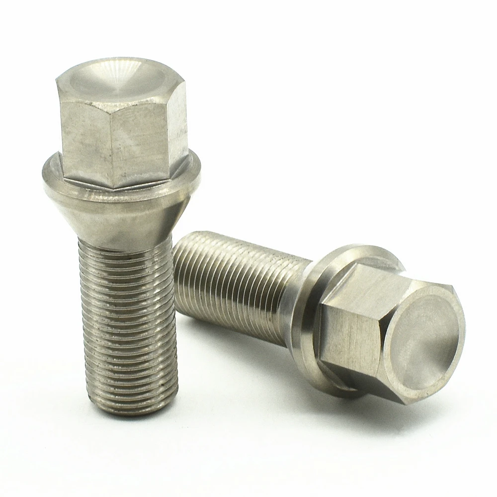 Титановый болт для автомобиля DIY Ti болты Φ M12 шаг 1 5/1 25 мм Ti/черный цвет