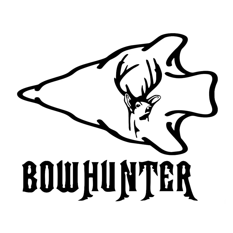 16 4 см * 13 8 лук Hunter декоративная наклейка виниловая Автомобильная для стайлинга