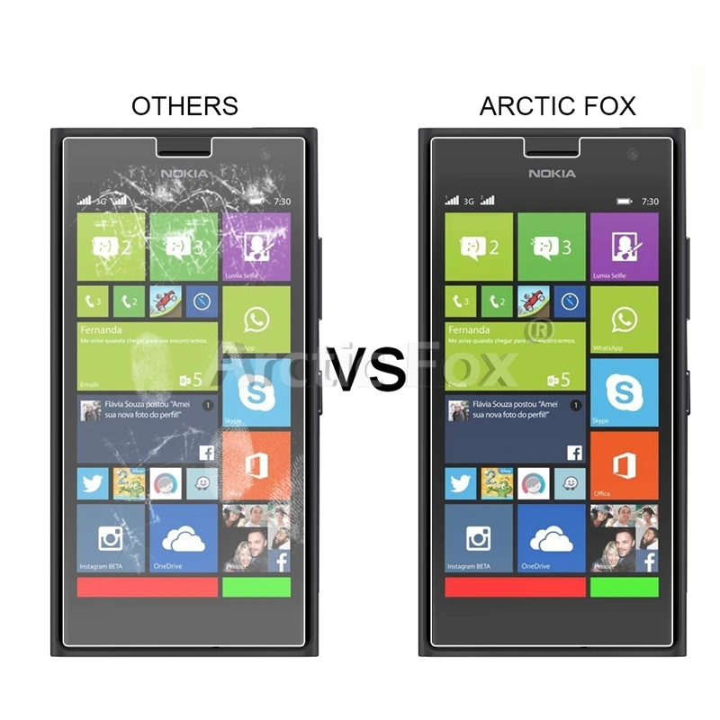 10 шт./лот Премиум закаленное Стекло Экран протектор для Nokia Lumia 730 735 бесплатная