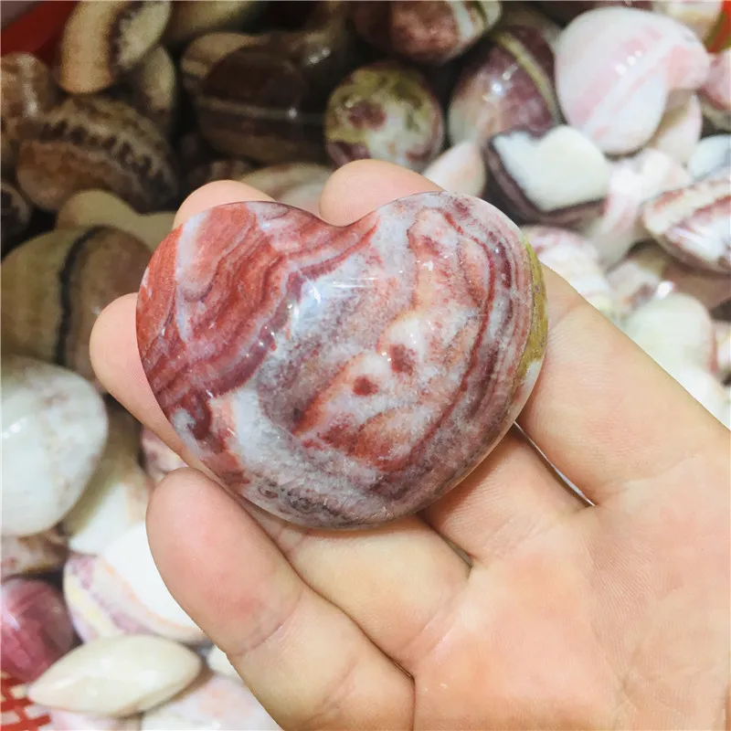 1 шт. améthyste Geode en forme de coeur cristal cristaux guérison pierres titane arc-en-ciel Aura Cluster ange A | Дом и сад