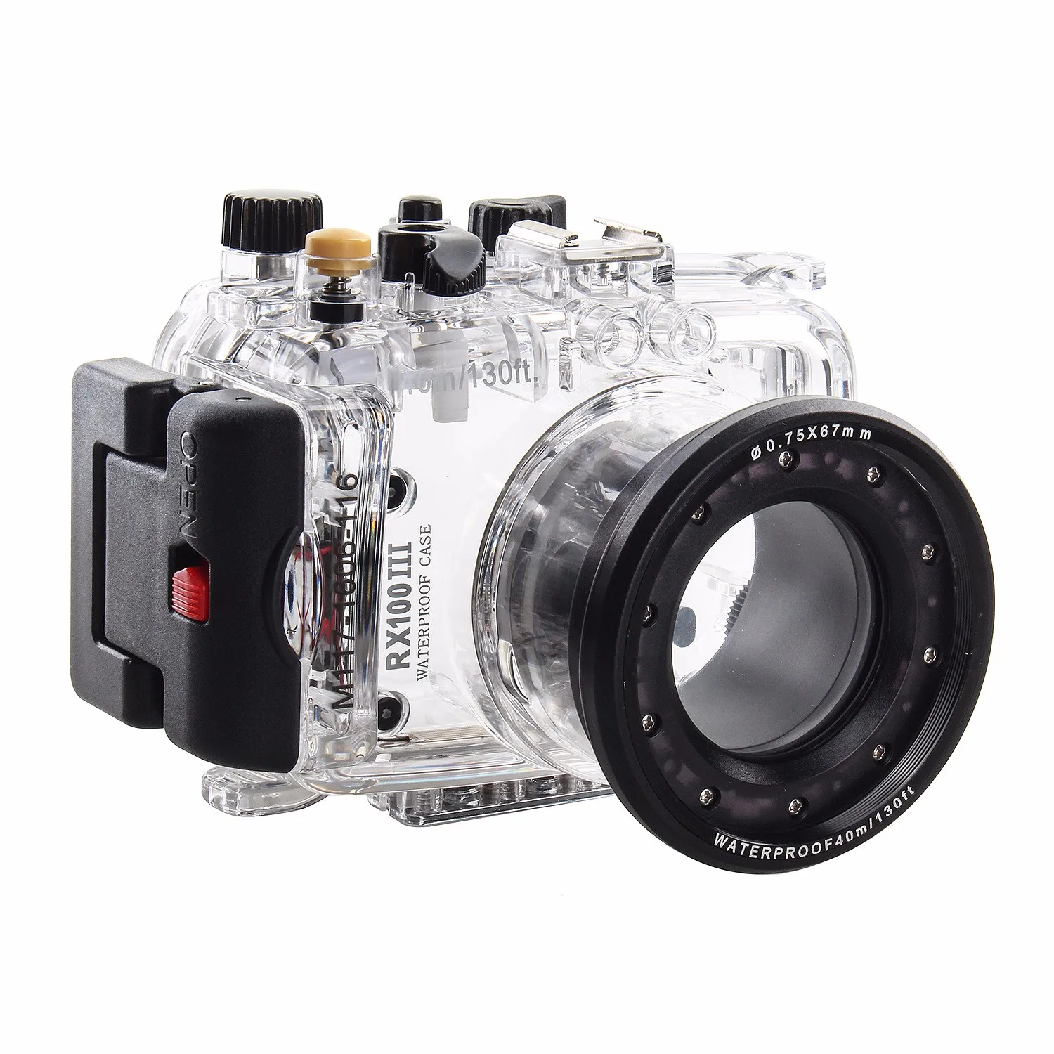 

Meikon 40m/130f Waterproof Underwater Housing Case For Sony DSC-RX100III/RX100 III/RX100M3/RX100 mark3