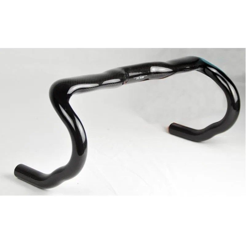 Полностью карбоновая изогнутая рама для руля дорожного велосипеда 440 мм балка