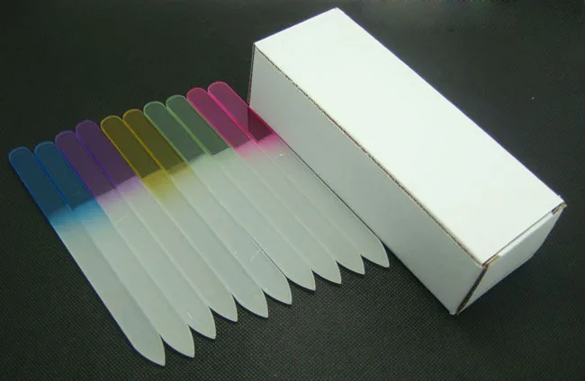 200 шт. Стеклянные пилочки для ногтей буферы уход за ногтями 5 дюйма/14 см DHL & FEDEX