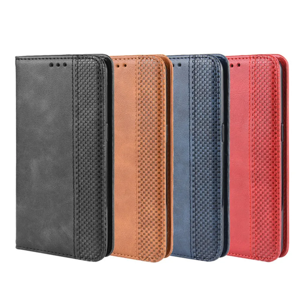 For OPPO Realme C3 Case Luxury PU Leather Wallet Magnetic Adsorption Case For Oppo Realme C3 C 3 RealmeC3 Protective Phone Bags