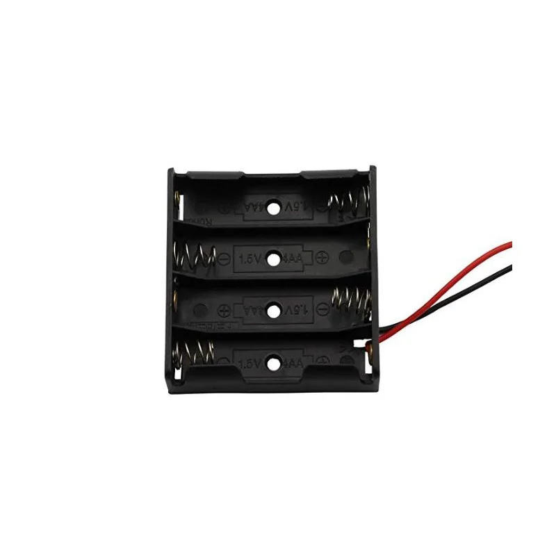 5 шт./лот AA 4x1 V держатель батарейного отсека 4 слота x 1 батарея пружинный зажим