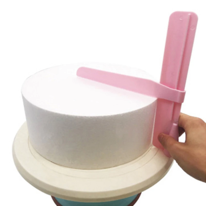 Scraper for cake smooth Adjustable fondant kitchen shovel edge smoothing cream home decor tableware tool |