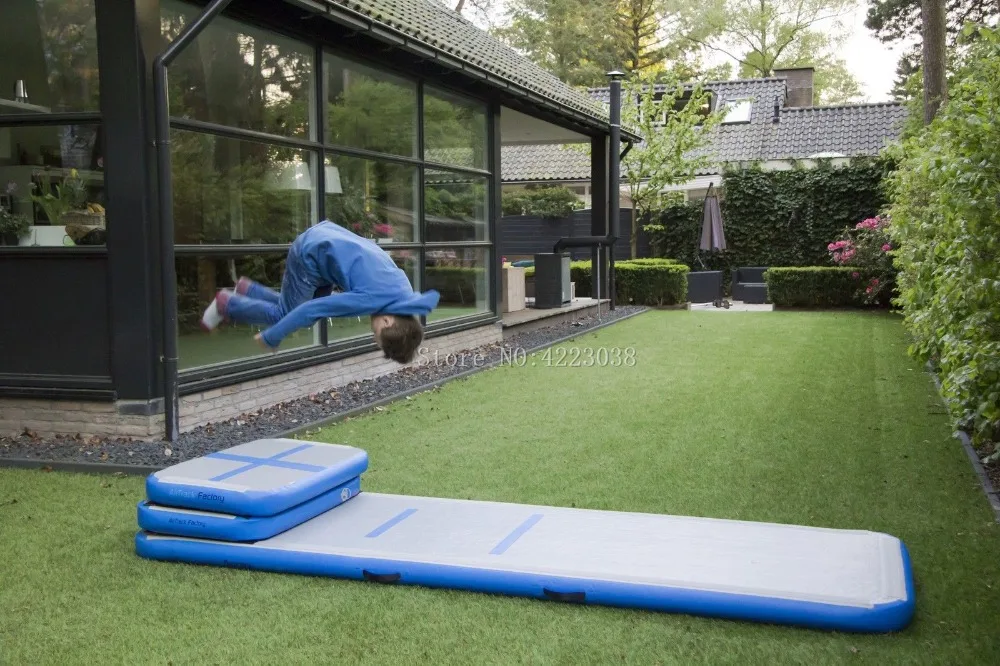 Дешево Бесплатная доставка набор (6 шт.) надувной воздушный трек воздушный коврик для гимнастики Тренировочный Коврик для пола для тренажерного за...