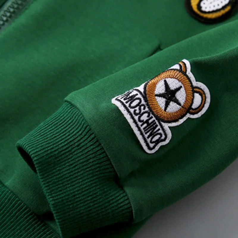 Детская одежда для мальчиков осенняя эксклюзивная малышей футболка + куртка