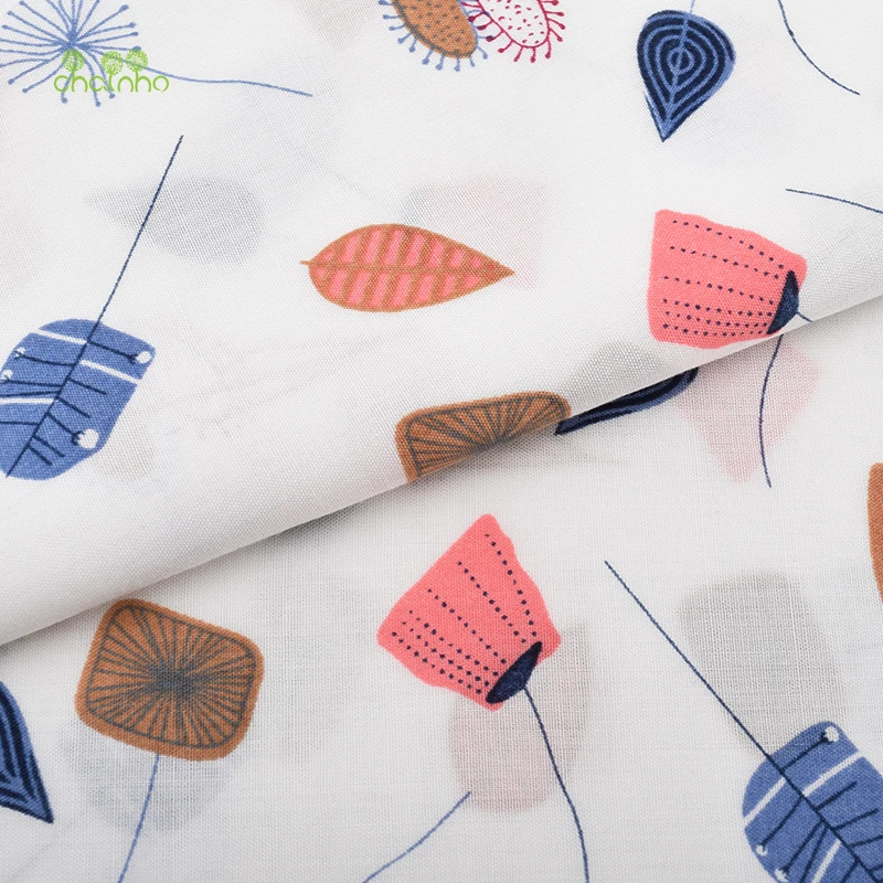 Chainho летняя одежда ткань/цветочный принт/искусственный шелк/юбка/платье/материал