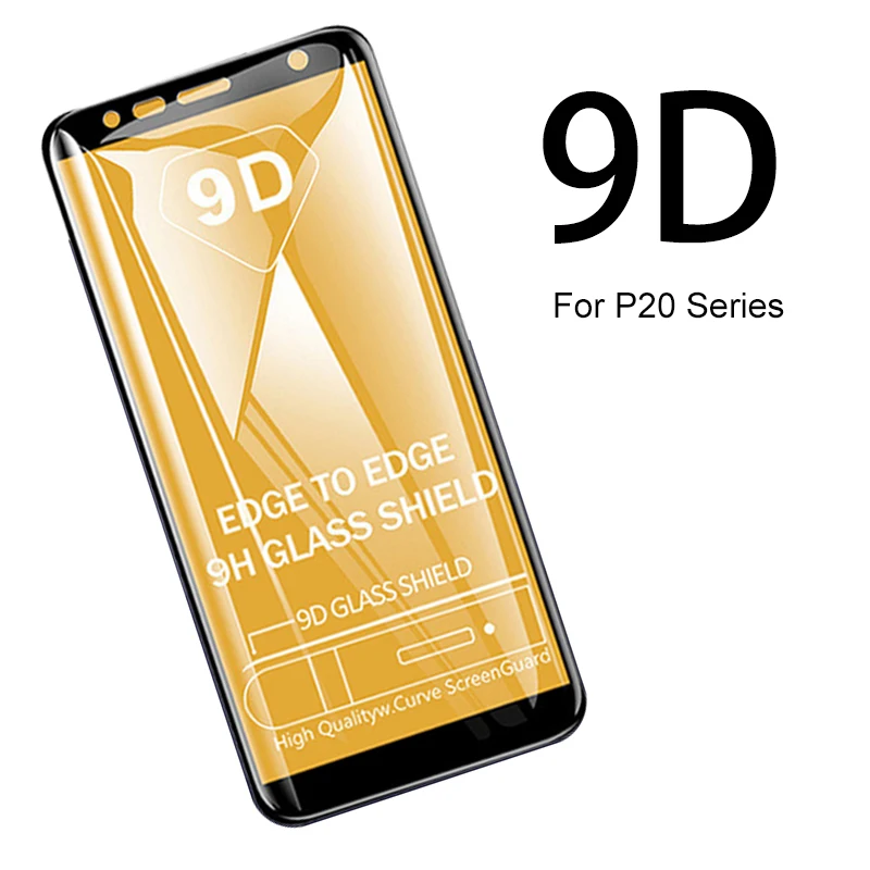 Закаленное стекло 9D для Huawei P20 Lite Защитное экрана Pro|Защитные стёкла и плёнки