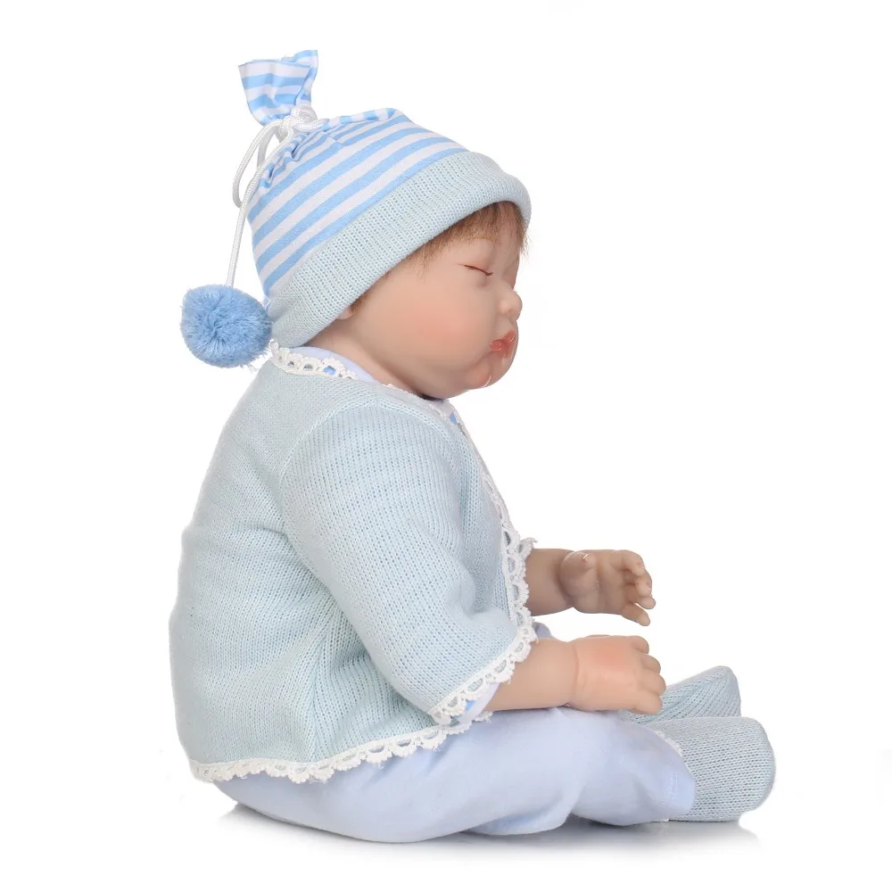 NPK 22 дюйма 55 см Силиконовая Кукла reborn Bonecas Baby Reborn Реалистичная Магнитная пустышка