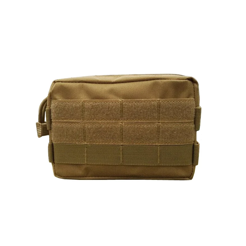 Khaki FIRECLUB Военная тактическая поясная сумка многофункциональный инструмент EDC MOLLE поясная сумка на молнии аксессуар поясная сумка - Цвет: Khaki