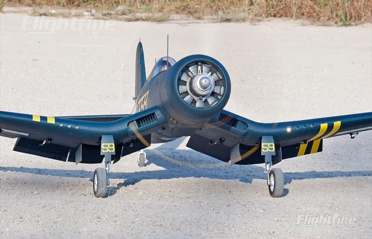 Flightline F4U-1D Corsair "Bubble Top" и F4U-1A Corsair "Birdcage" 1600 мм(6") Размах крыльев-RC пропеллер самолет PNP