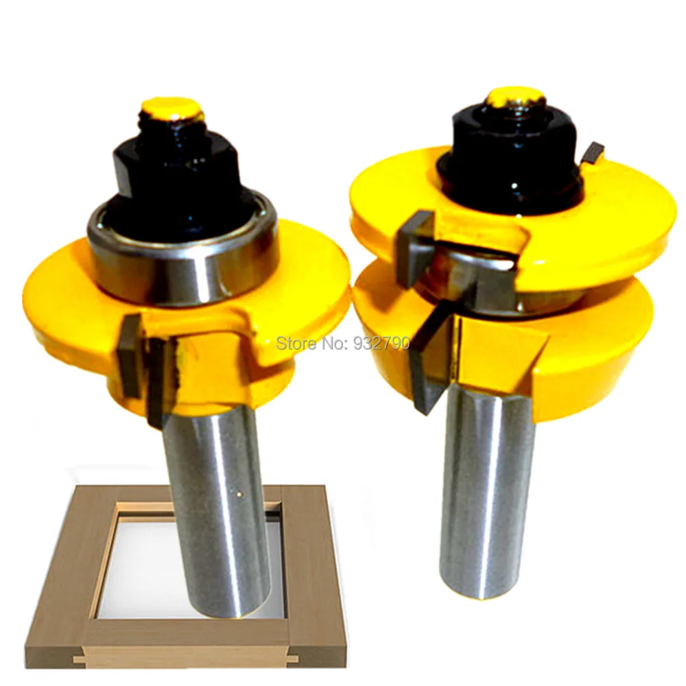 2 шт. 1/2 &quotхвостовик шейкер конические рейки и стилус маршрутизатор Набор бит