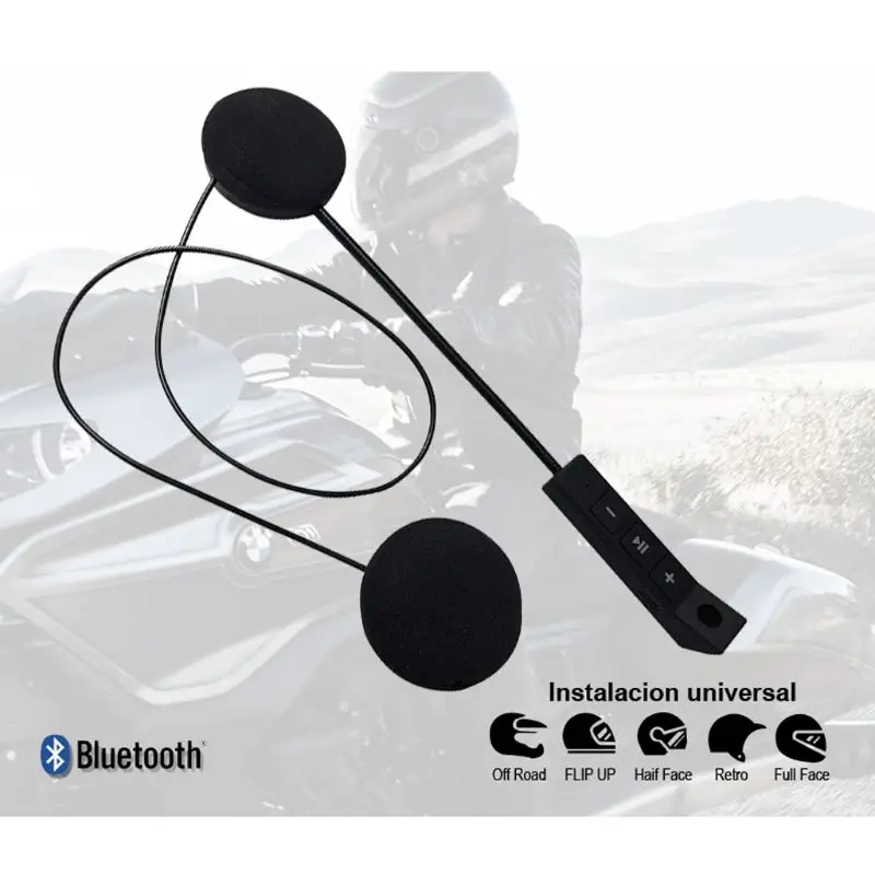 Bluetooth наушники с защитой от помех музыкальные для езды на мотоцикле|Наушники
