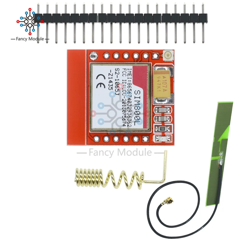 SIM800L GPRS GSM модуль Micro SIM карта ядро четырехдиапазонный TTL Серийный порт антенна PCB