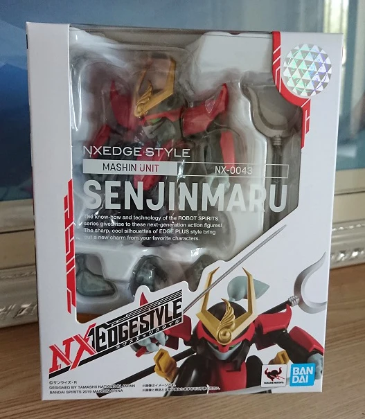 100% Оригинальные фигурки BANDAI Spirit Tamashii Nation стиль NXEDGE № 0043-Senjinmaru из Mashin Hero Wataru |