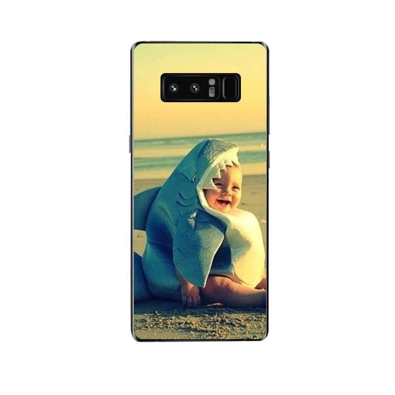 BAUQEE Baby Pattern Phone Case For Samsung Note 8 Cases iPhone X 7 6S Plus Soft TPU+PC Back Full Protector Cover |