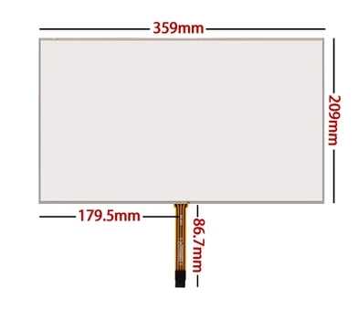 359*209 Новый 15,6-дюймовый ноутбук с сенсорным экраном ЖК-резистор, четыре линии для рукописного ввода, утолщение стекла промышленного класса.