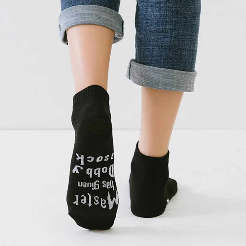 La MaxPa новые женские и мужские носки Master Give Dobby a Sock is Free забавные мягкие хлопковые с