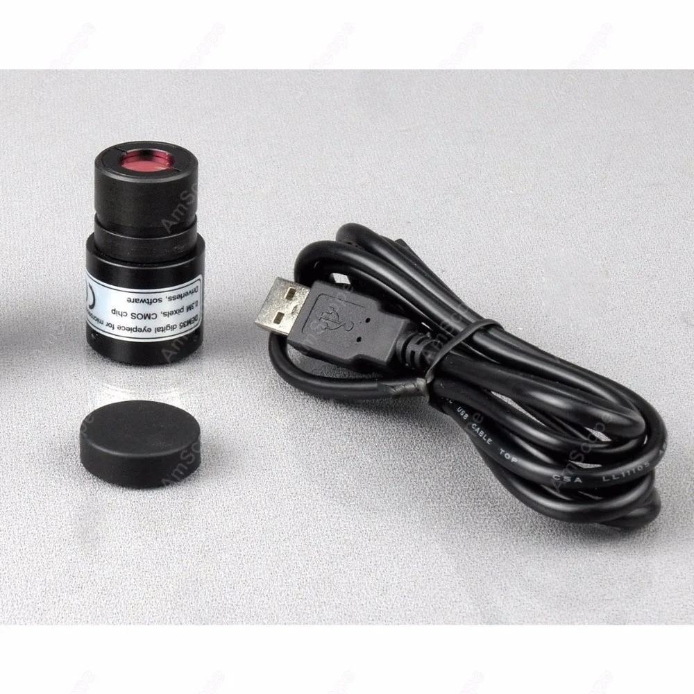 Стеклянный Студенческий микроскоп AmScope поставляет 40X 400X биологический