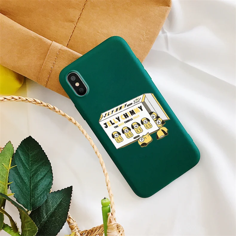 Силиконовые чехлы из ТПУ для iphone 6, 6 S, 7, 8 Plus, 5, 5S, SE, конфетная мягкая задняя крышка для iphone X, XR, XS MAX