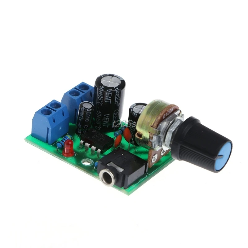 LM386 Mini Audio Power Amplifier Board DC 3V~12V 5V Module Adjustable Volume T25 Drop ship | Освещение
