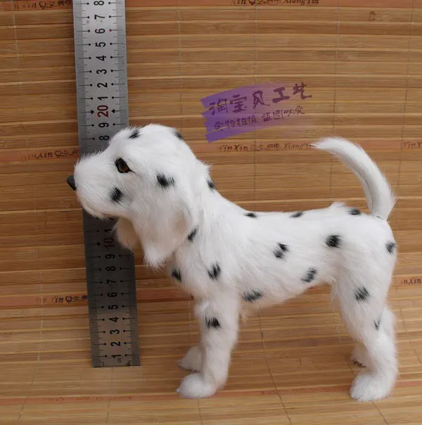 Милая игрушка для собак из смолы и меха стоящая кукла далматинцев подарок около