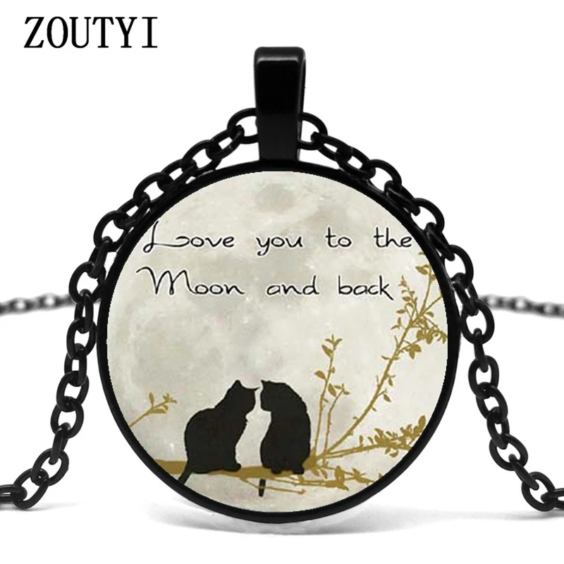 Новинка 2018 горячая Распродажа искусственное ожерелье с надписью I love you to the moon and