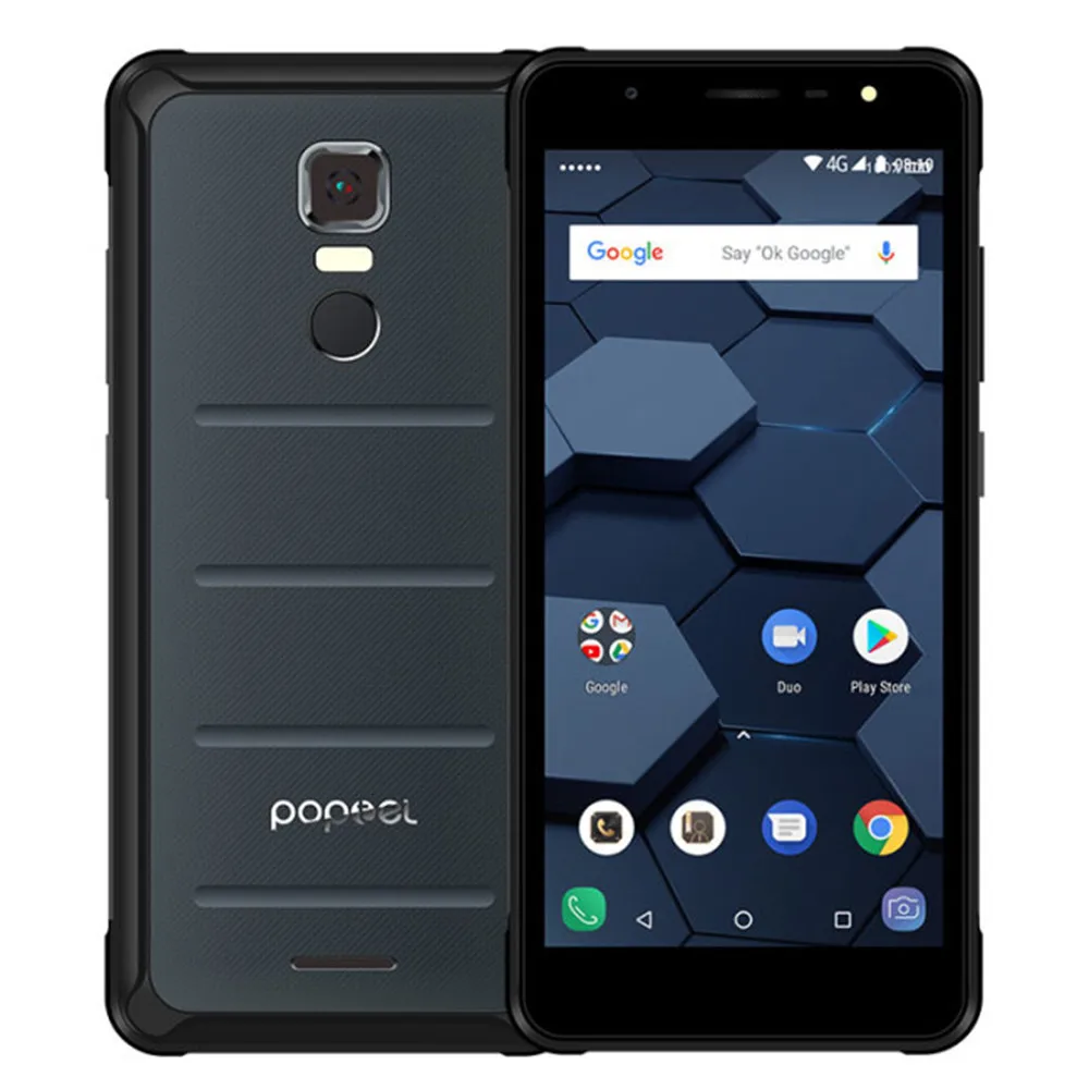 POPTEL P10 5 ''HD IP68 мобильного телефона гориллы Стекло 4 ГБ + 64 Android 8 1 MTK66763