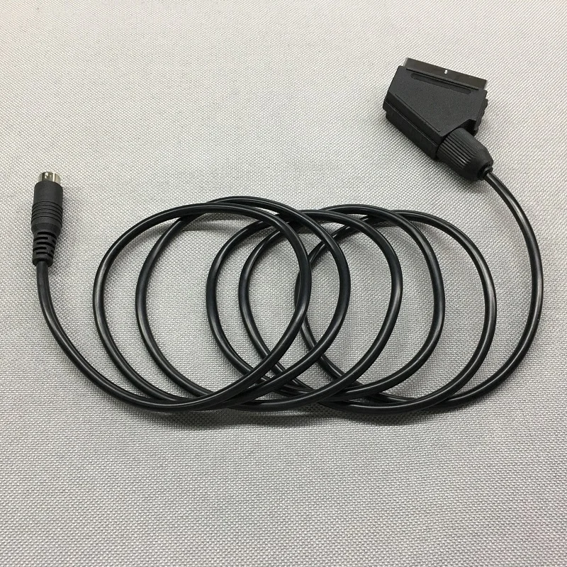 FZQWEG AV ТВ видео кабель свинцовый Scart для SEGA Mega Drive MD 2 Genesis PAL версии|Кабели| |