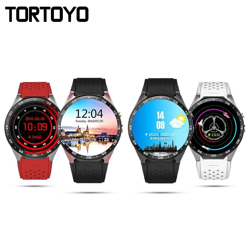 Смарт часы TORTOYO KW88 телефон Android 5 1 OS спортивные умные Google Play точный GPS шагомер