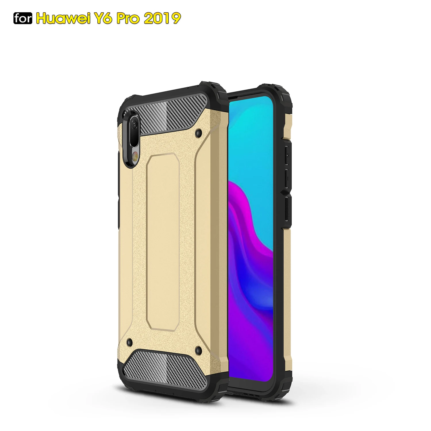 Защитный ТПУ чехол для Huawei Y5 Y6 Y7 Pro Prime 2019 силиконовый Жесткий защитный телефона 5y