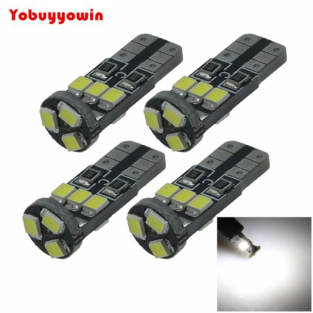

White Car Generation Bulb Interior Light 9 Emitters 2835 SMD LED DC 12V 585 655 656 A124-W (Pack of 4)