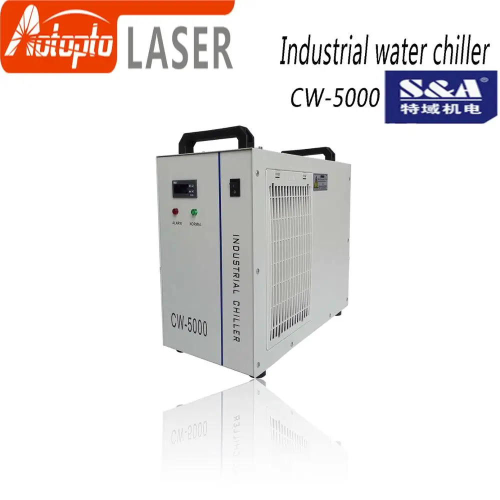 

Хит продаж, Водяной охладитель indrustry CW5000, охлаждение для CO2 лазерной трубки 100 Вт или 150 Вт и лазерной машины