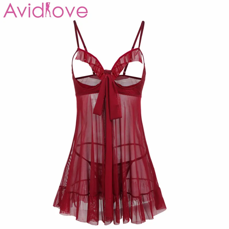 Avidlove женское сексуальное нижнее белье эротическое большого размера Babydoll ночное