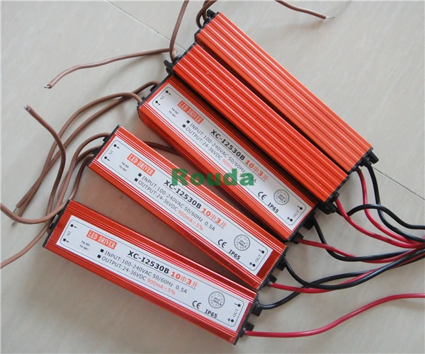 Free shipping 1pcs Waterproof 10 Series 4 parallel 40W High power floodlight ed driver CE RohsDC30-36V stable supply | Лампы и