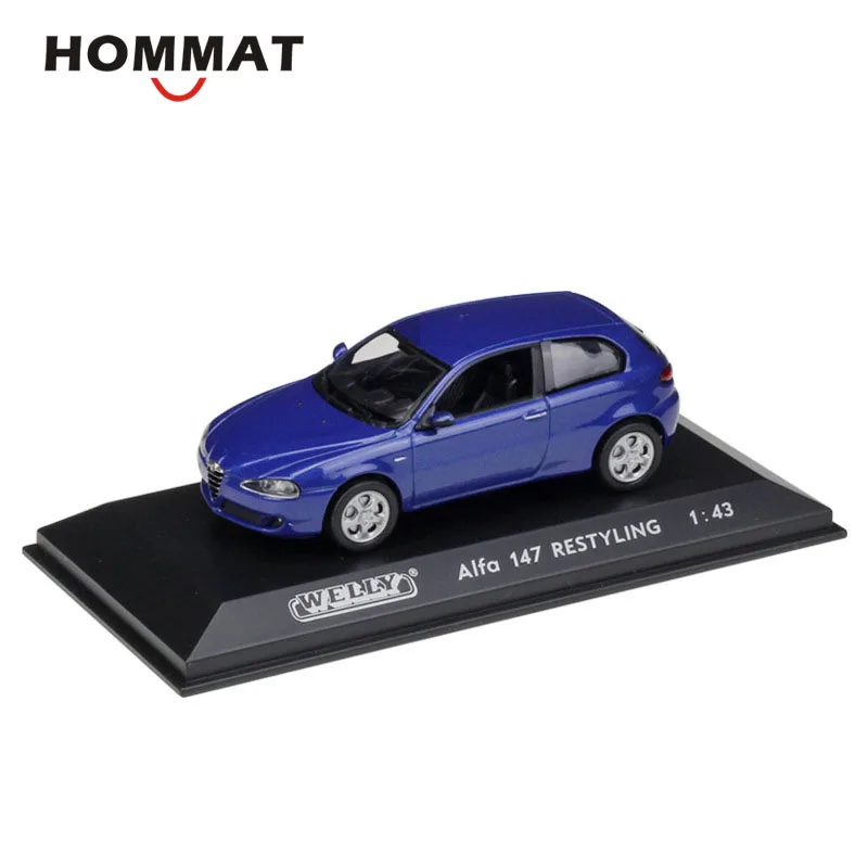 HOMMAT моделирование Welly 1:43 весы Alfa Romeo 147 рестайлинг модель автомобиля литье под