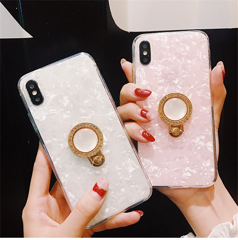 Ix чехол для телефона с палец кольцо Роскошные оболочка 6s 7 plus 8 Grip держатель