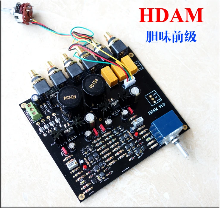 Имитация цепи Marantz HDAM с 3 Бит входными опциями класс A Выход 2SK389 FET + ZTX653 ZTX753