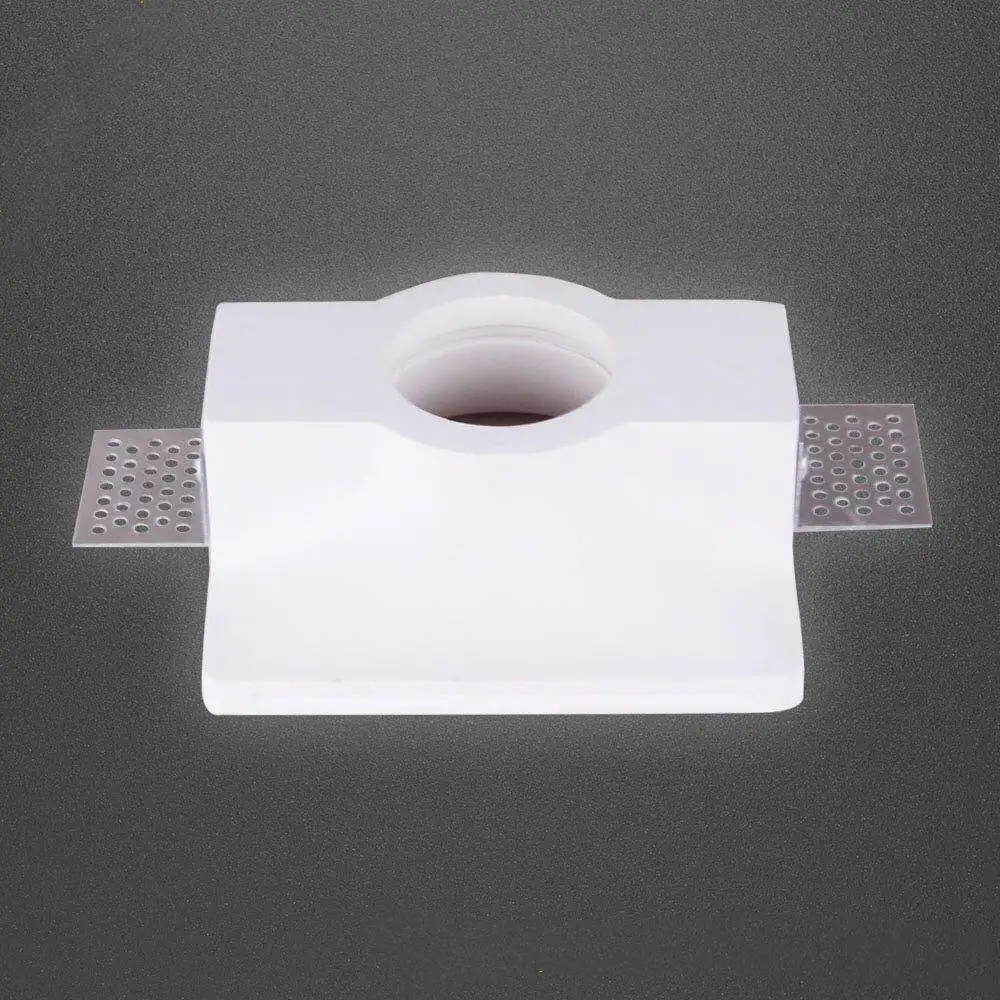 Светодиодный светильник ручной работы бескорпусный из гипса бесшовный gesso